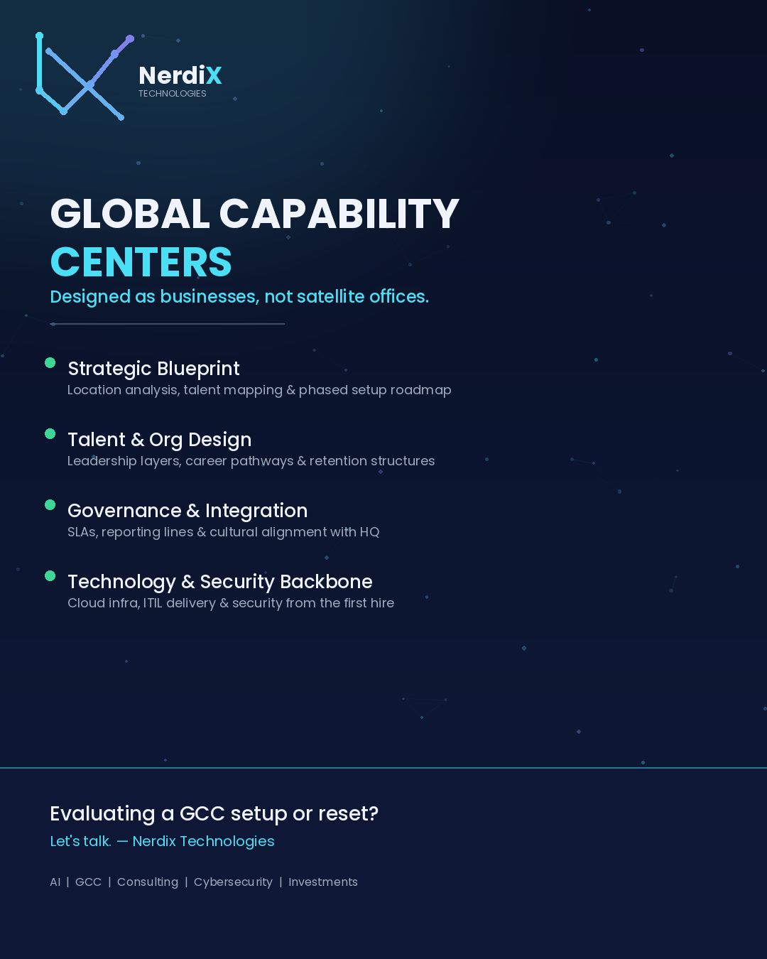Nerdix Global Capability Centers flyer